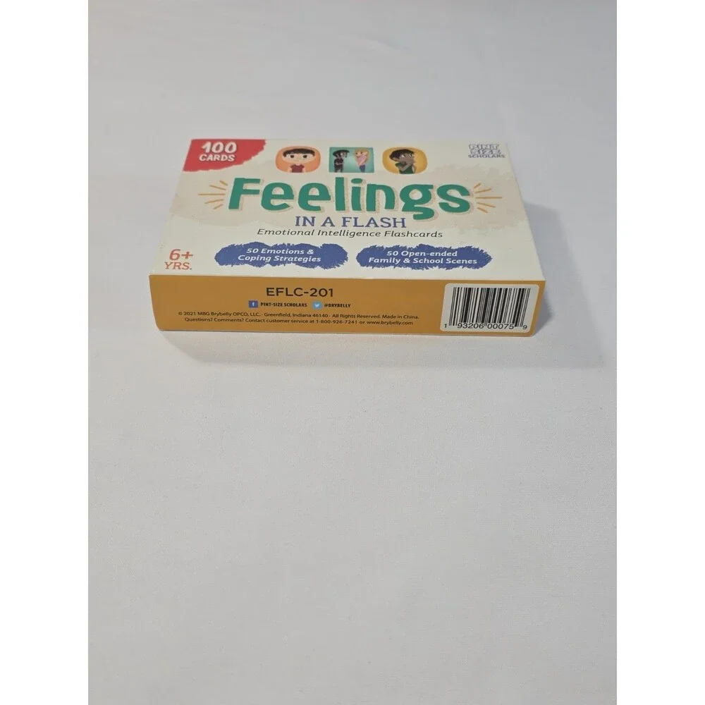 Feelings in a flash Emotional Intelligence Game 50 Scenario & Reaction Cards